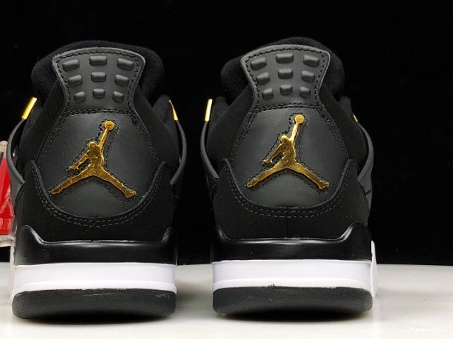 HYPE Black Jordan 308497-032 Metallic Gold-White Air Royalty 4 0816